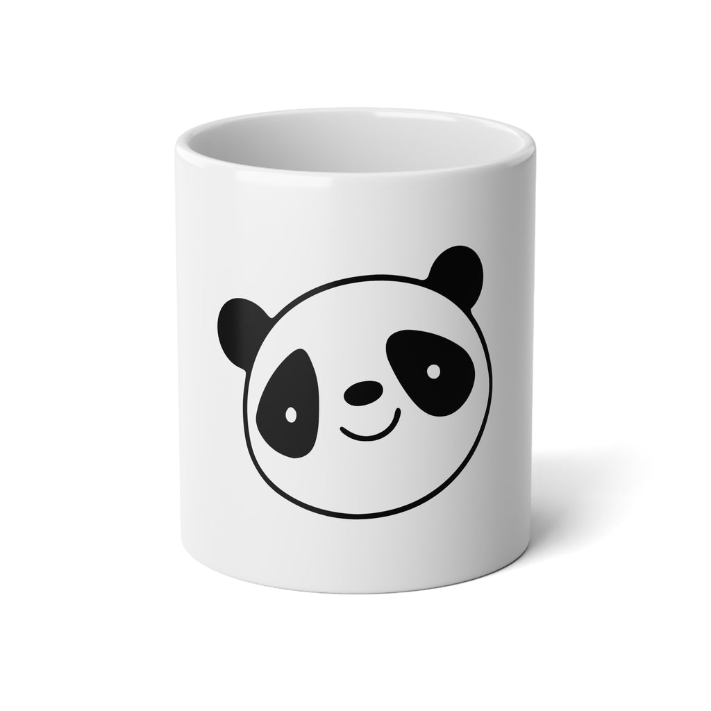 The Panda Mug (Panda Face Jumbo Mug — Cute 20oz Ceramic Coffee Cup)
