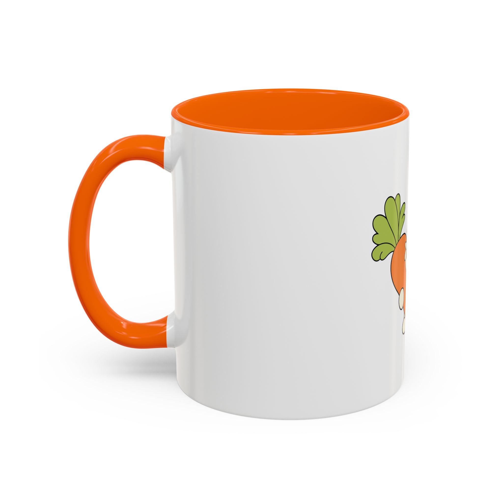 The Bunny Mug (Cute Bunny with Carrot Accent Coffee Mug — Kawaii Rabbit 11/15oz)