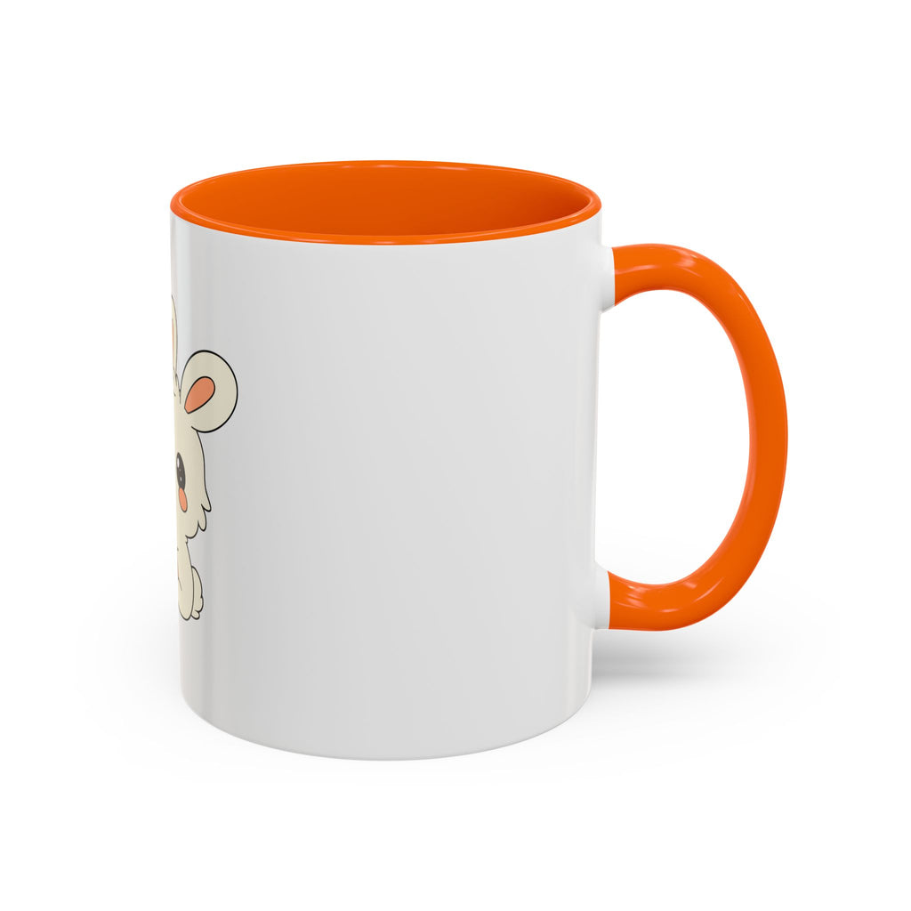 The Bunny Mug (Cute Bunny with Carrot Accent Coffee Mug — Kawaii Rabbit 11/15oz)