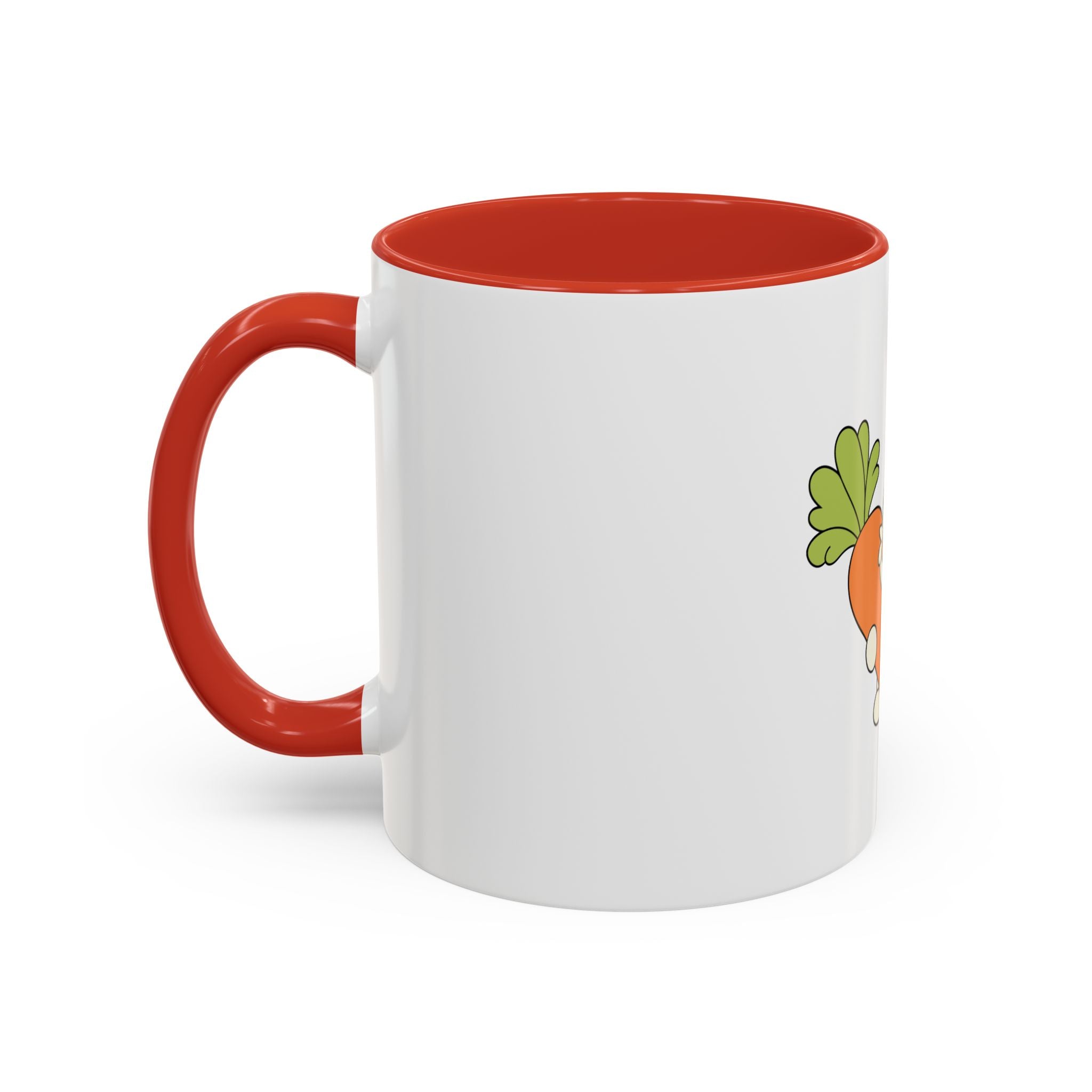 The Bunny Mug (Cute Bunny with Carrot Accent Coffee Mug — Kawaii Rabbit 11/15oz)