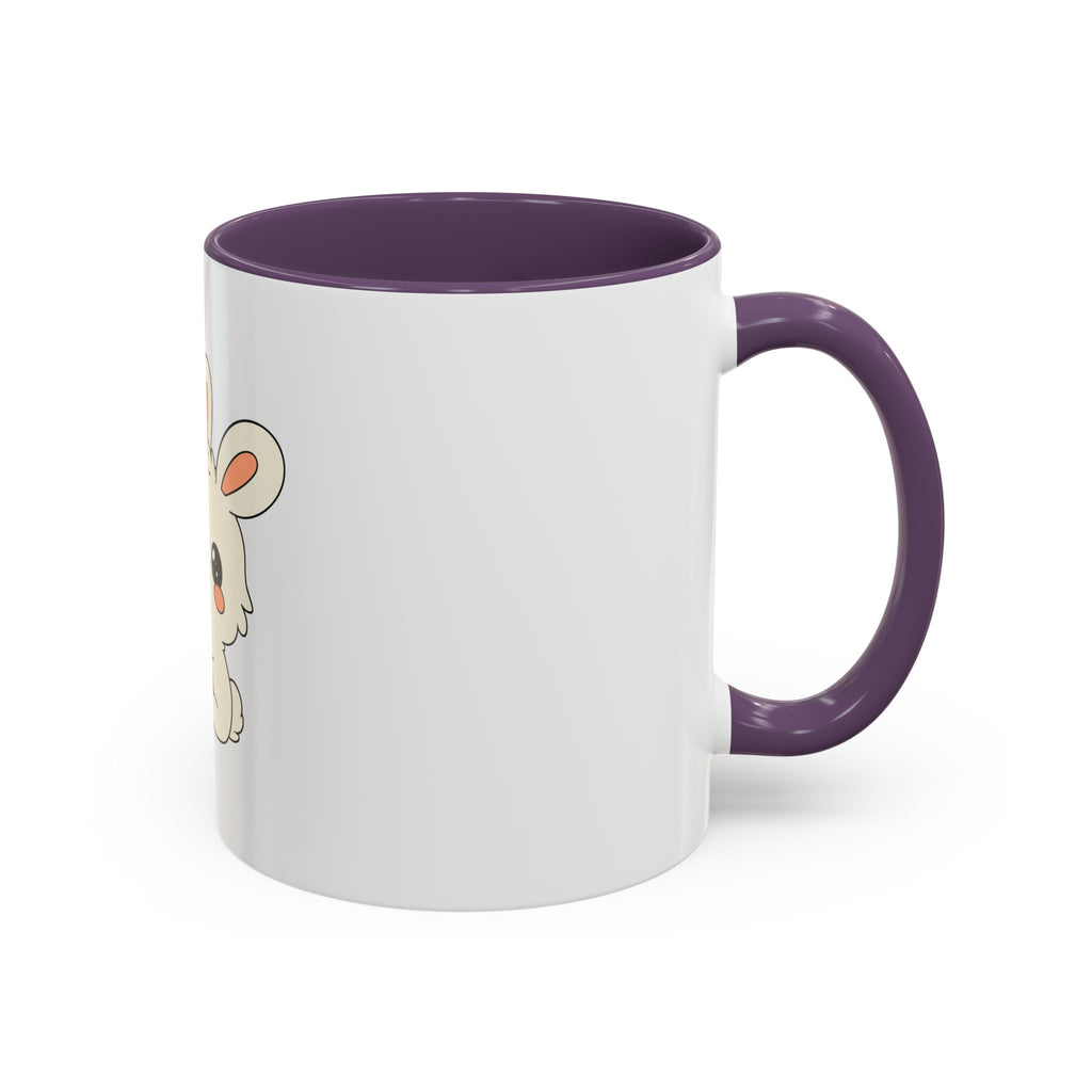 The Bunny Mug (Cute Bunny with Carrot Accent Coffee Mug — Kawaii Rabbit 11/15oz)