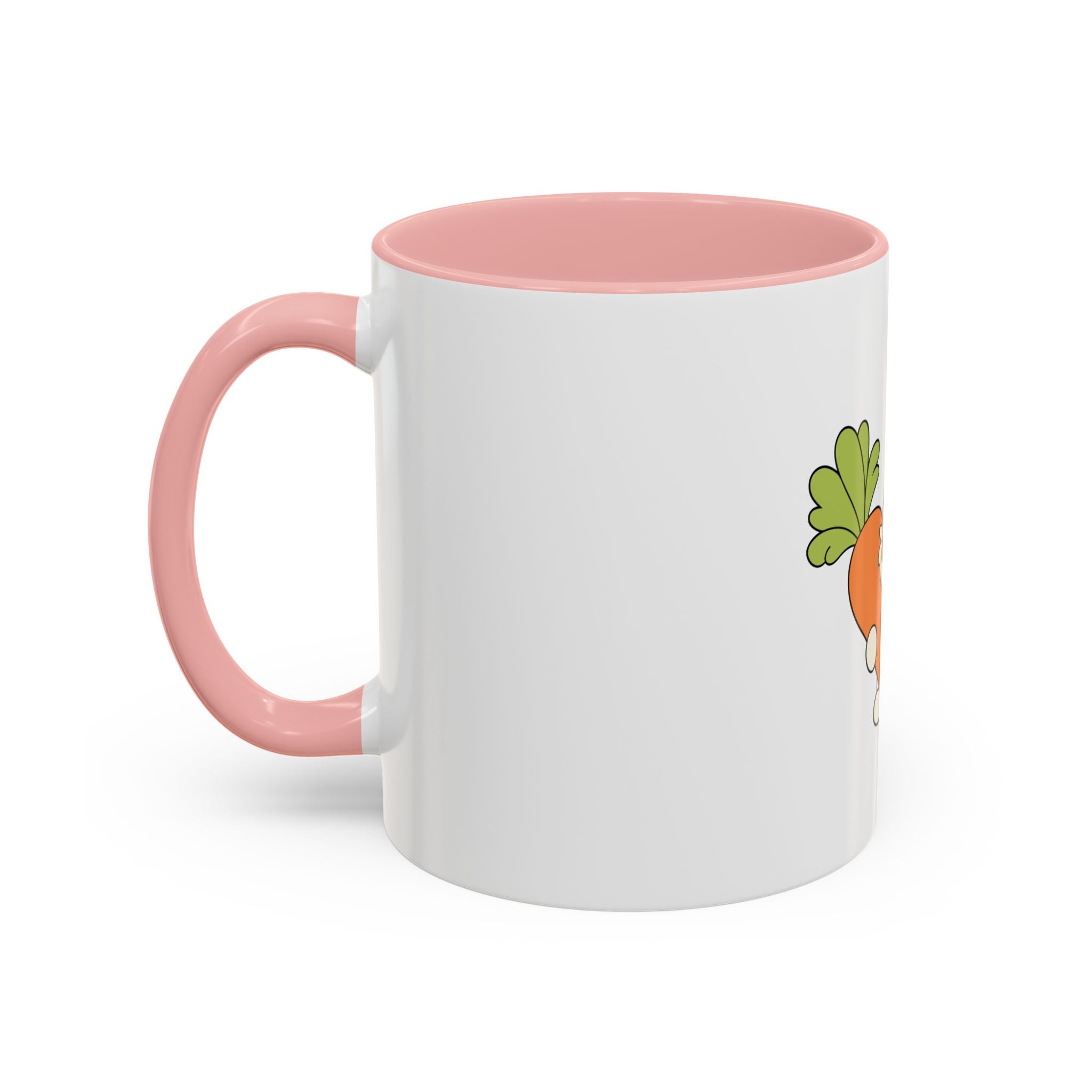 The Bunny Mug (Cute Bunny with Carrot Accent Coffee Mug — Kawaii Rabbit 11/15oz)