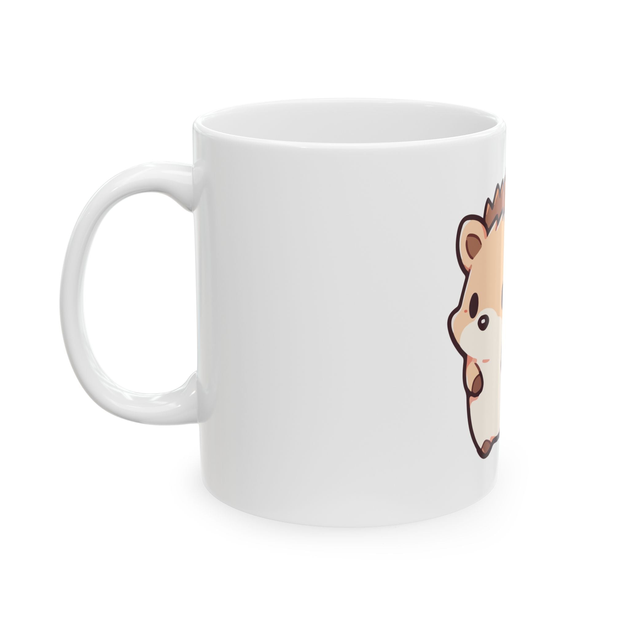 The Hedgehog Mug (Cute Hedgehog Ceramic Mug — Kawaii Animal Coffee Cup 11oz & 15oz)